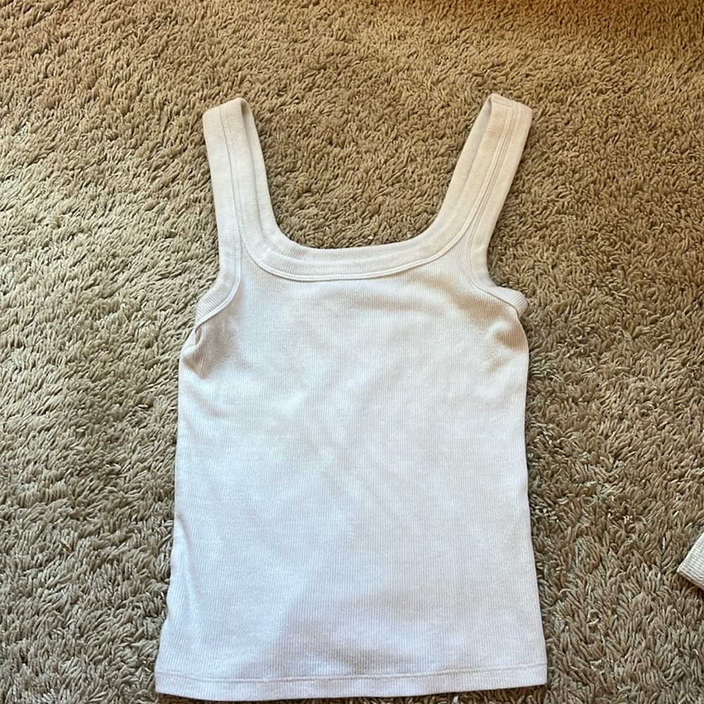 White Hollister tank top